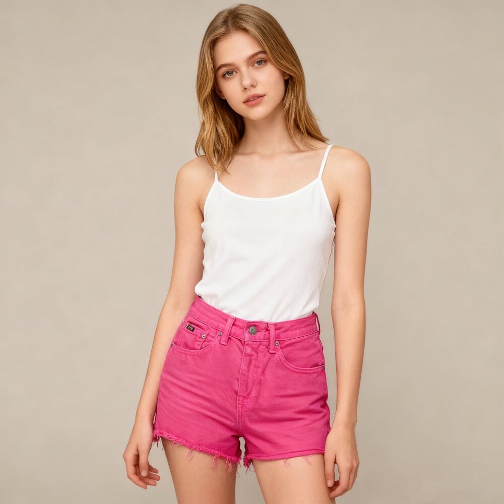 Polo Ralph Lauren Hot Pink Cutoff Shorts W 29 L 14